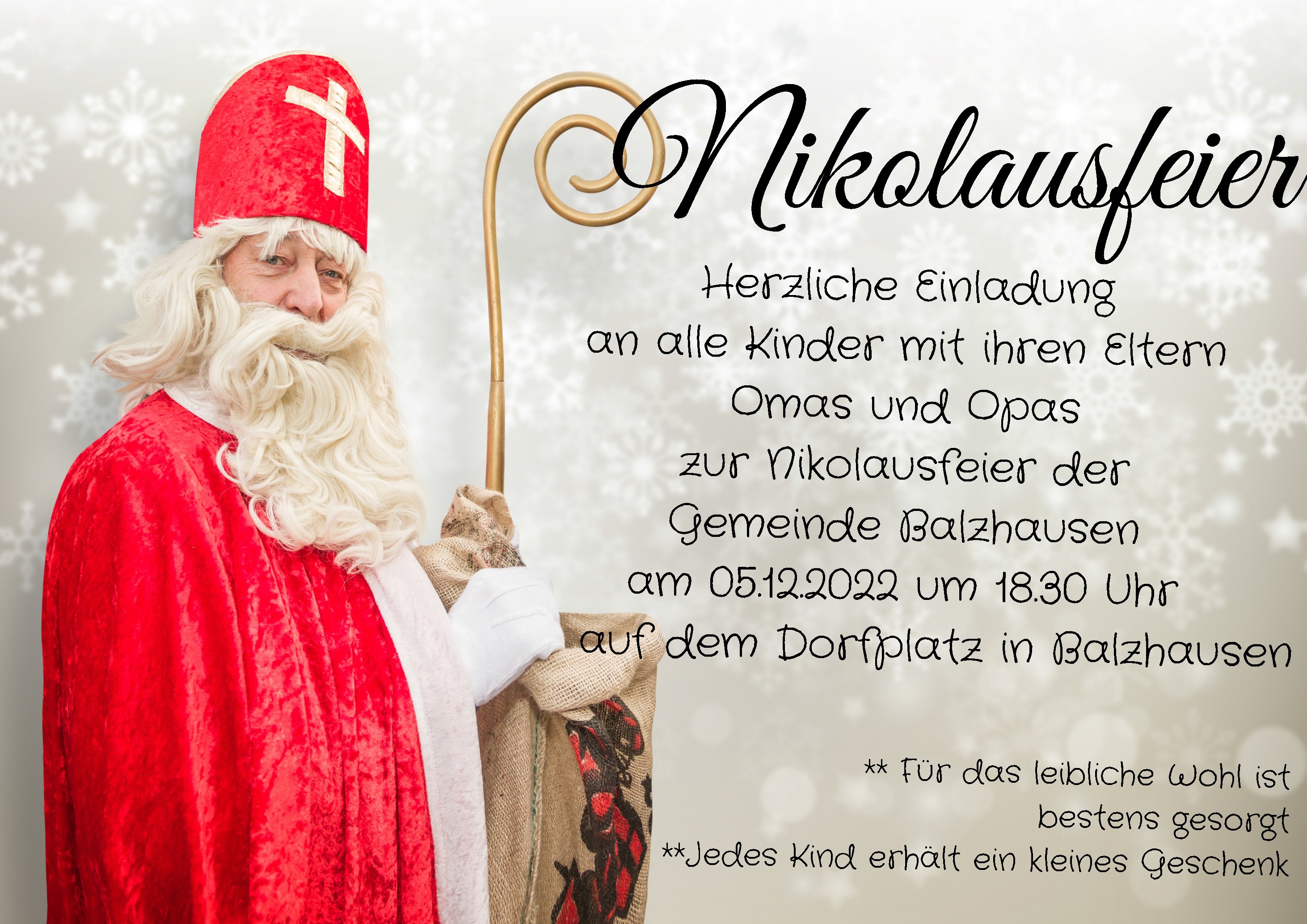 Nikolausfeier in Balzhausen - Bild