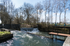 Hochwasserschutz Thannhausen - Beginn des Bauabschnitts V - Teilungswehr - Bild